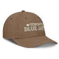 Casquette ajustable Fanatics marron Toronto Blue Jays Level Up Herth pour homme