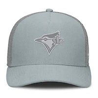 Men's Fanatics  Gray Toronto Blue Jays Corduroy Relief Trucker Adjustable Hat