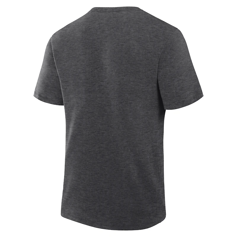 T-shirt Fanatics Heather Charcoal pour homme des Blue Jays de Toronto, champions la Ligue américaine 2025, vestiaire