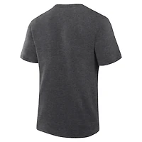 T-shirt Fanatics Heather Charcoal pour homme des Blue Jays de Toronto, champions la Ligue américaine 2025, vestiaire