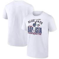 Men's Fanatics Jose Bautista White Toronto Blue Jays Cooperstown Collection Player T-Shirt
