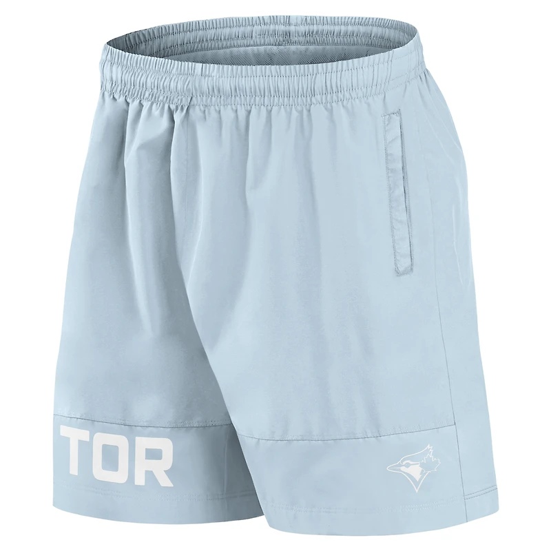 Short de bain bleu clair pour homme Fanatics Toronto Blue Jays Elements