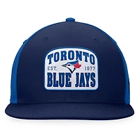Casquette Snapback Fanatics Navy/Royal Toronto Blue Jays Cycle pour hommes