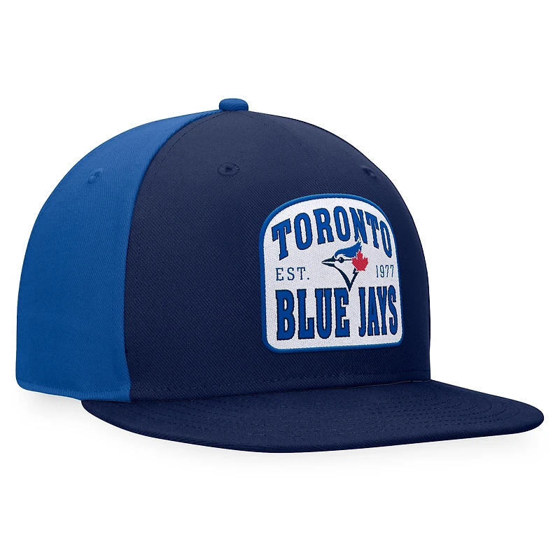 Men's Fanatics Navy/Royal Toronto Blue Jays Cycle Snapback Hat