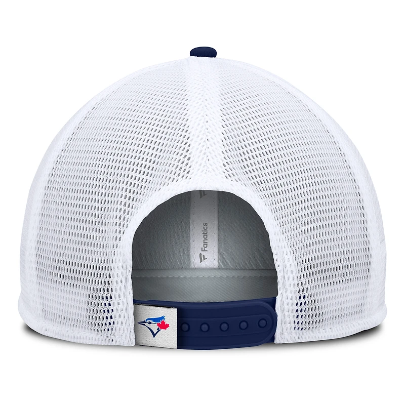 Casquette à pression avant en mousse Fundamental Fanatics Royal/Black des Blue Jays de Toronto pour homme