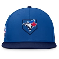 Men's Fanatics Royal/Navy Toronto Blue Jays Batter's Box Snapback Hat
