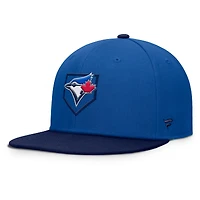 Casquette snapback Fanatics Royal/Navy Toronto Blue Jays Batter's Box pour homme