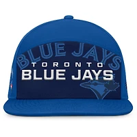 Men's Fanatics Royal/Navy Toronto Blue Jays Clubhouse Splitter Snapback Hat