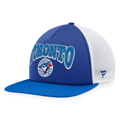 Men's Fanatics Royal/Powder Blue Toronto Blue Jays Heritage Foam Front Trucker Snapback Hat