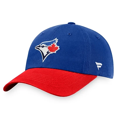 Casquette réglable Fanatics Royal/Rouge des Blue Jays de Toronto pour hommes