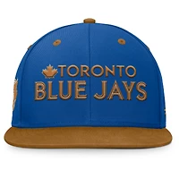 Men's Fanatics Royal/Tan Toronto Blue Jays Splinter Fitted Hat
