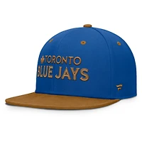 Men's Fanatics Royal/Tan Toronto Blue Jays Splinter Fitted Hat