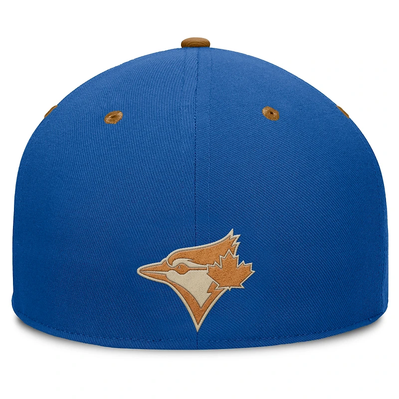Men's Fanatics Royal/Tan Toronto Blue Jays Splinter Fitted Hat