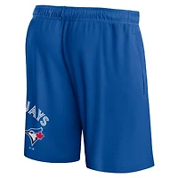 Short en maille Clincher Fanatics Royal Toronto Blue Jays pour hommes
