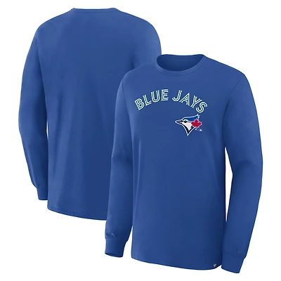 T-shirt à manches longues pour homme Fanatics Royal Toronto Blue Jays Lock-Up Legacy