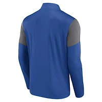 Men's Fanatics Royal Toronto Blue Jays Logo Quarter-Zip Top