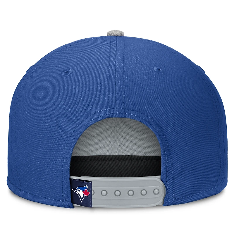 Casquette à pression Velo pour homme Fanatics Royal Toronto Blue Jays