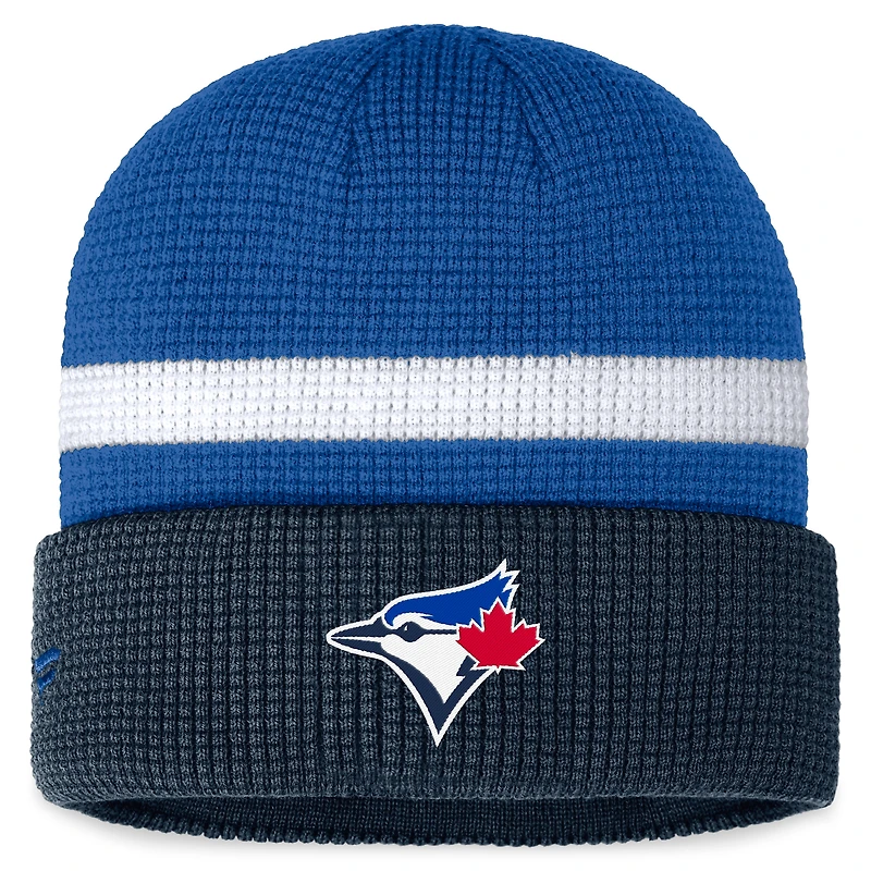 Men's Fanatics Royal Toronto Blue Jays Waffle Cuffed Knit Hat