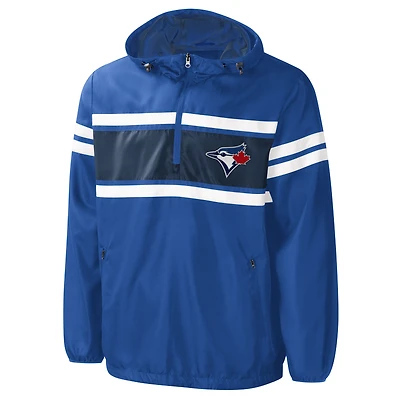 Veste à capuche demi-glissière G-III Sports by Carl Banks Royal Toronto Blue Jays Games Score pour homme