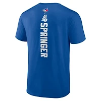 Men's George Springer Royal Toronto Blue Jays Playmaker T-Shirt