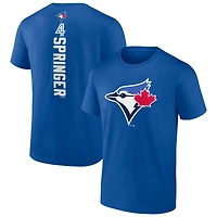 Men's George Springer Royal Toronto Blue Jays Playmaker T-Shirt