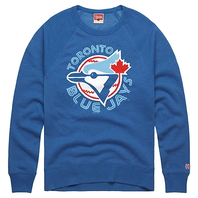 Men's Homage Royal Toronto Blue Jays Cooperstown Collection Raglan Sweatshirt