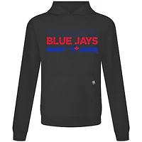 Men's Levelwear  Black Toronto Blue Jays City Connect Relay No Hitter Pullover Hoodie