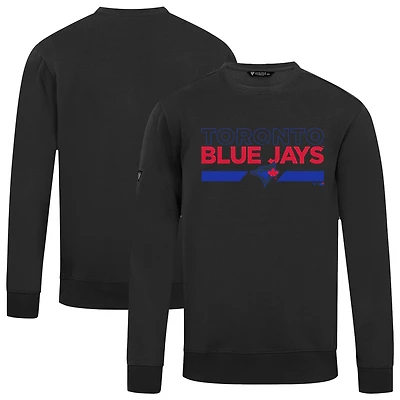 Sweat-shirt noir Levelwear City Connect Zane No Hitter des Blue Jays de Toronto pour homme