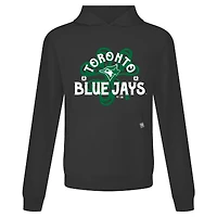 Sweat à capuche noir Toronto Blue Jays St. Patrick's Day Relay Shamrock pour homme Levelwear