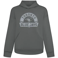 Sweat à capuche gris Luxe Signature Banner Arch pour homme des Blue Jays de Toronto Levelwear