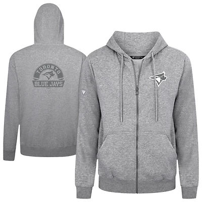 Men's Levelwear Toronto Blue Jays Podium Banner Arch Full-Zip Hoodie