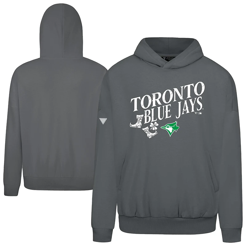 Sweat à capuche gris Toronto Blue Jays St. Patrick's Day pour homme Levelwear