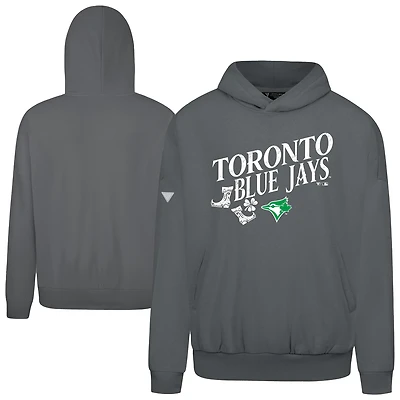 Men's Levelwear  Gray Toronto Blue Jays St. Patrick's Day Pullover Hoodie