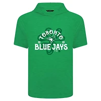 Men's Levelwear Green Toronto Blue Jays St. Patrick's Day Phase Shamrock Short Sleeve T-Shirt Hoodie