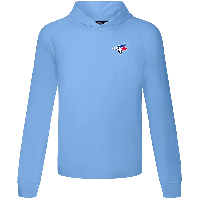 Men's Levelwear  Light Blue Toronto Jays Dimension Lightweight Long-Sleeve Hoodie Top