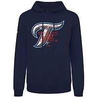 Sweat à capuche bleu marine pour homme Levelwear des Blue Jays de Toronto, collection Cooperstown, effet vieilli Podium Acumen