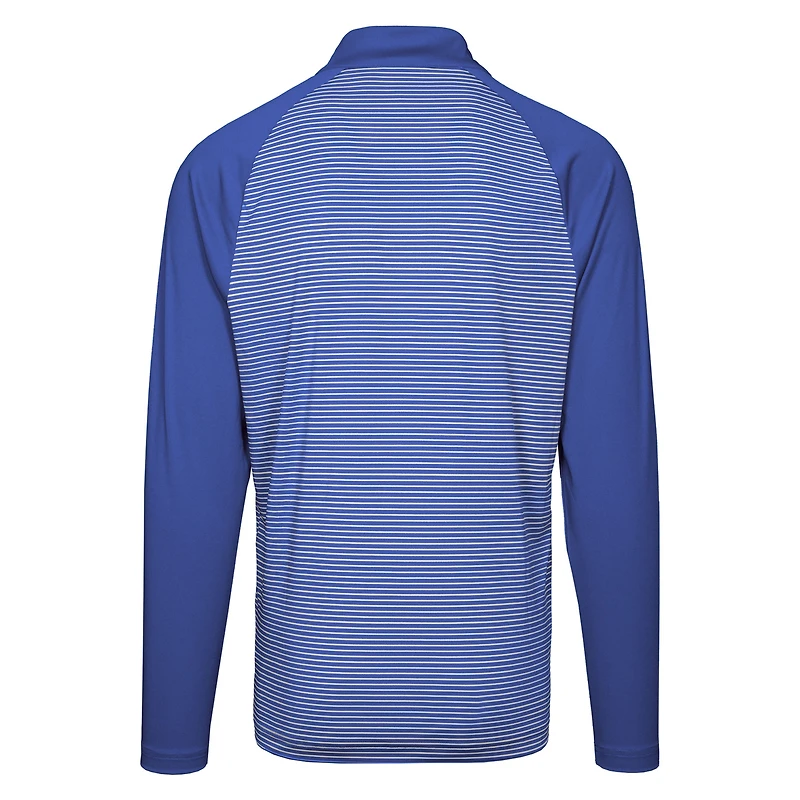 Men's Levelwear Royal Toronto Blue Jays Charter Raglan - Quarter-Zip Top