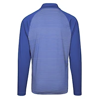 Men's Levelwear Royal Toronto Blue Jays Charter Raglan - Quarter-Zip Top