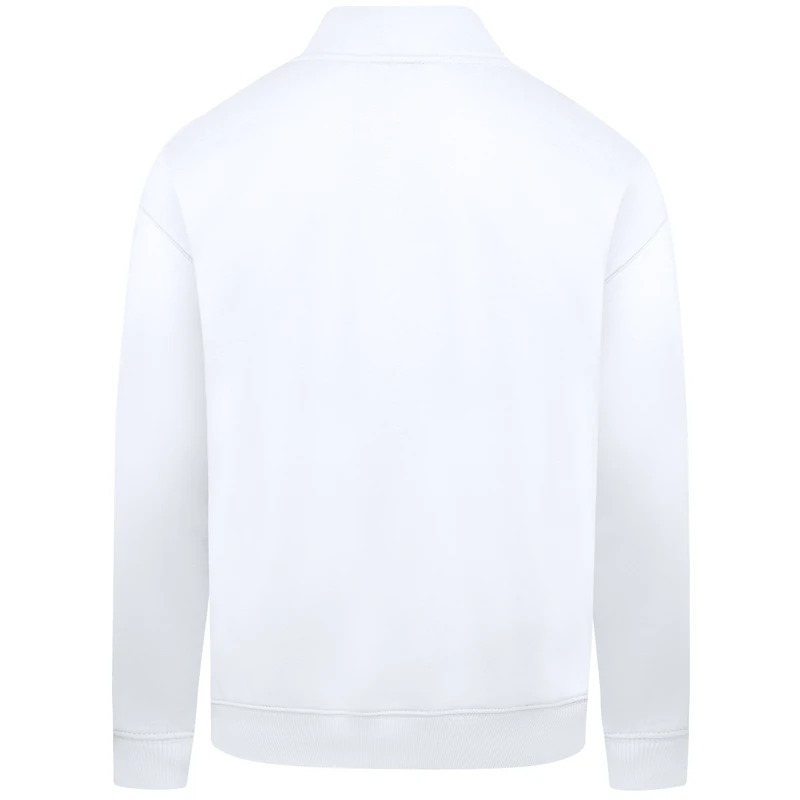 Sweat-shirt à glissière quart de tour Murray blanc la collection Cooperstown des Blue Jays Toronto pour homme Levelwear