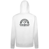 Sweat à capuche entièrement zippé blanc Levelwear Toronto Blue Jays Podium Banner Arch pour homme