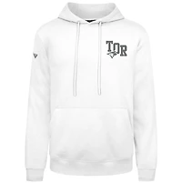 Men's Levelwear White Toronto Blue Jays Podium Grain Pullover Hoodie