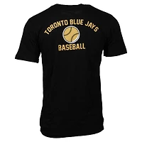 Men's Mitchell & Ness Black Toronto Blue Jays Eye Of The Tiger T-Shirt