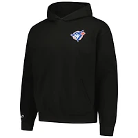 Sweat à capuche surdimensionné Glitch noir pour homme des Toronto Blue Jays de Mitchell & Ness