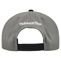 Men's Mitchell & Ness Gray Toronto Blue Jays Cooperstown Collection Basic Flip Snapback Hat