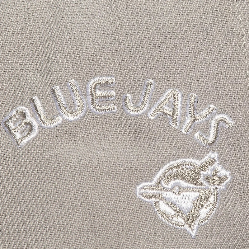 Casquette snapback Mitchell & Ness grise pour homme des Toronto Blue Jays