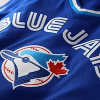 Maillot d'entraînement au bâton authentique Mitchell & Ness Joe Carter des Blue Jays de Toronto pour hommes