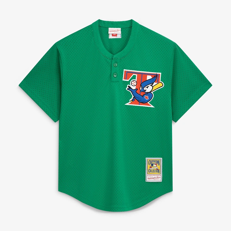 Men's Mitchell & Ness Roy Halladay Green Toronto Blue Jays Authentic Batting Practice Jersey