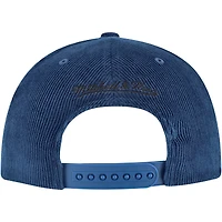 Casquette à visière ajustable en velours côtelé pour homme Mitchell & Ness Royal Toronto Blue Jays
