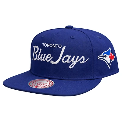 Men's Mitchell & Ness Royal Toronto Blue Jays Head Coach OG Snapback Hat