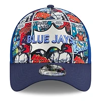 Casquette ajustable New Era 9FORTY noire/rouge pour homme, édition Diamond Hero 2025 MLB, Arizona Diamondbacks